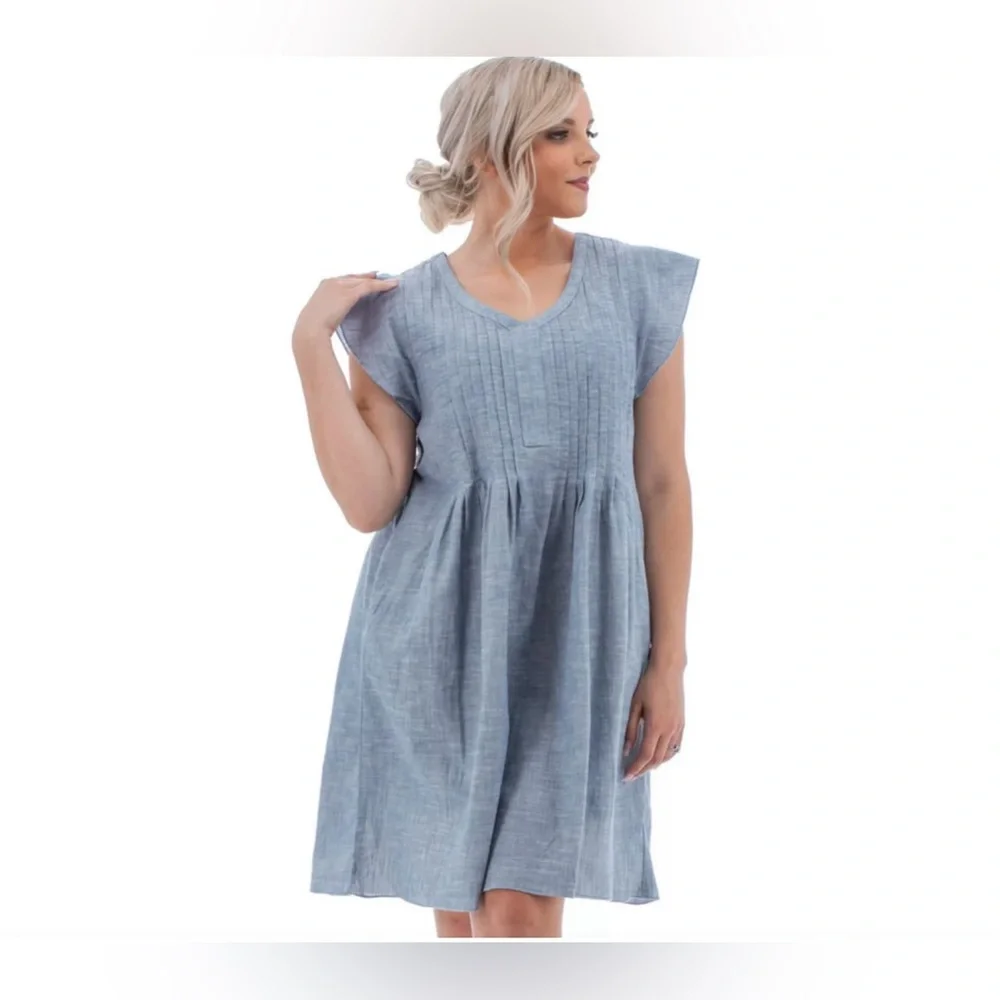 Aventura Organic Cotton Garment in Blue